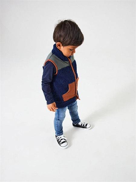 Billede af NAME IT Teddy Vest Olaj Dark Sapphire